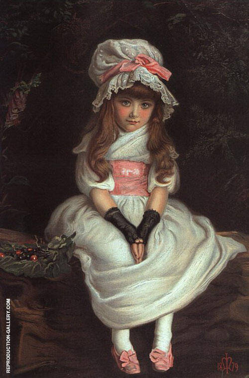 Cherry Ripe 1879 by Sir John Everett Millais | Oil Painting Reproduction