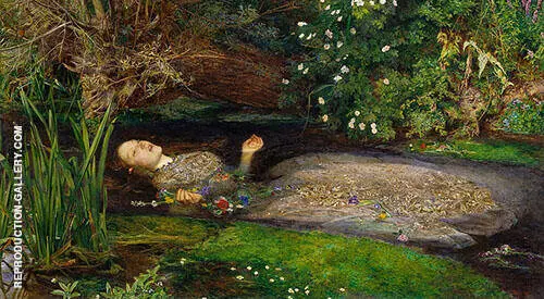 Ophelia 1851 By Sir John Everett Millais