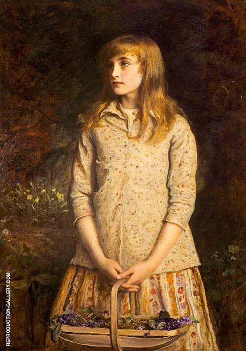 Sweetest Eyes Were Ever Seen By Sir John Everett Millais