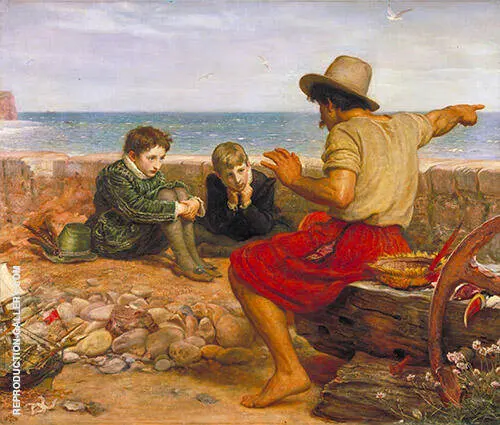 The Boyhood of Raleigh 1870 By Sir John Everett Millais