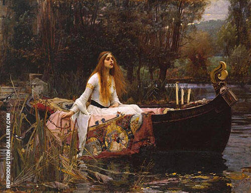 The Lady of Shalott 1851 | Oil Painting Reproduction