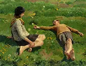 Cornish Children By Harold Harvey