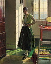 Gertrude in an Interior 1929 By Harold Harvey