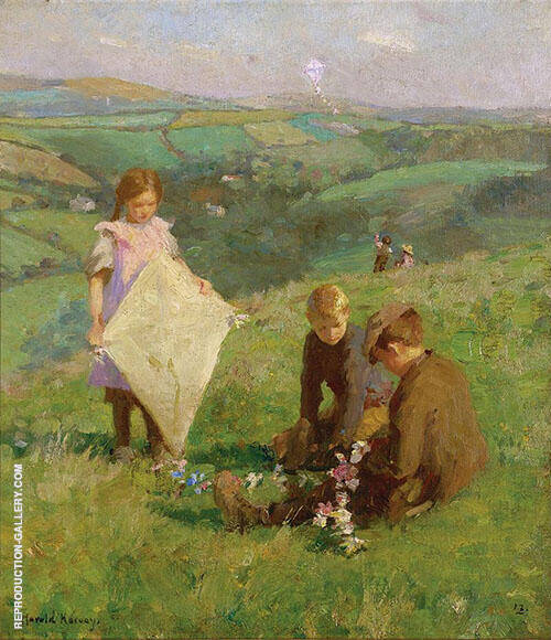 Pioneer of Aerial Navigation by Harold Harvey | Oil Painting Reproduction