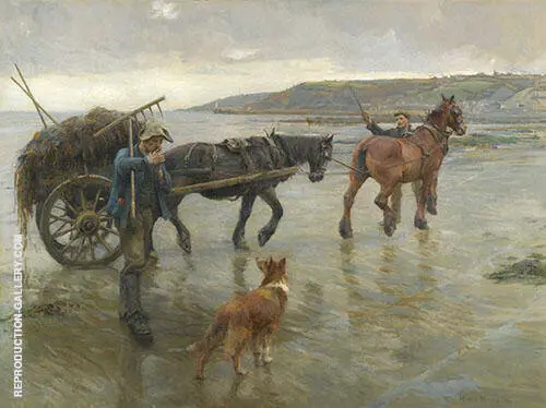 Seaweed Gatherers By Harold Harvey
