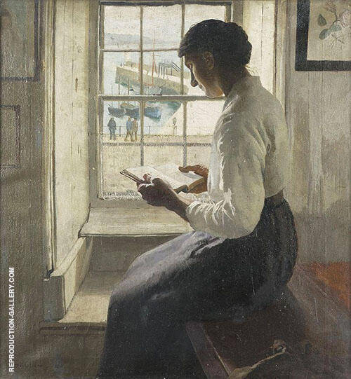 The New Book by Harold Harvey | Oil Painting Reproduction