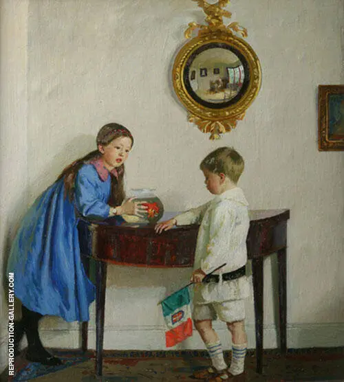 Laura and Paul Jewill Hill 1915 By Harold Harvey