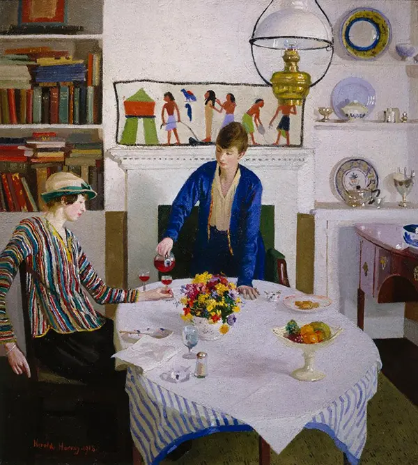 Lunch 1918 By Harold Harvey