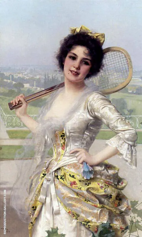 An Elegant Player By Vittorio Matteo Corcos