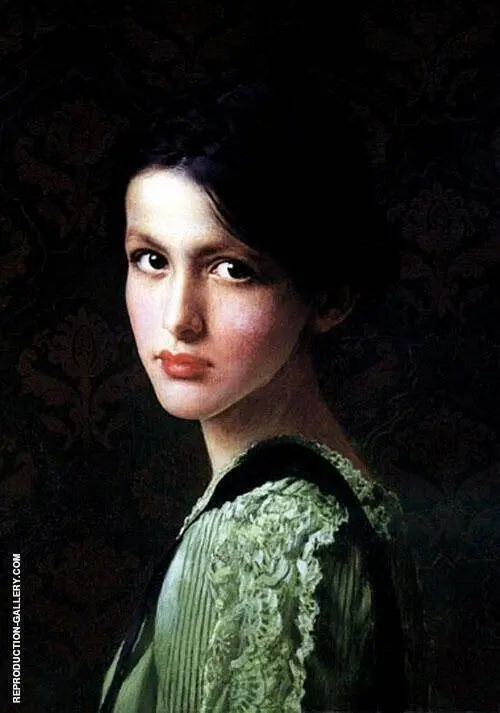 Donna 1900 By Vittorio Matteo Corcos