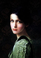 Donna 1900 By Vittorio Matteo Corcos