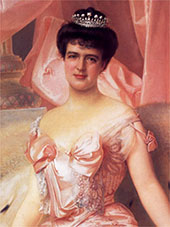 Retrato de Amelia de Orleans By Vittorio Matteo Corcos