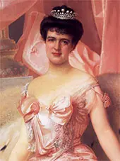 Retrato de Amelia de Orleans By Vittorio Matteo Corcos