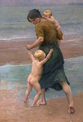 Into The Water 1898 By Virginie Demont Breton