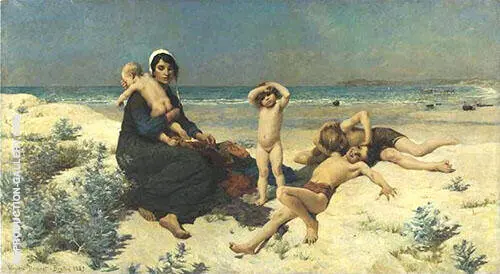 The Beach By Virginie Demont Breton