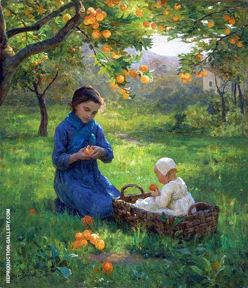 Under Orange Tree By Virginie Demont Breton
