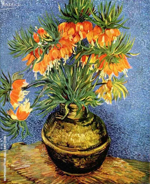 Still Life with Imperial Crowns in a Bronze Vase By Vincent van Gogh
