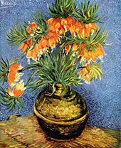 Still Life with Imperial Crowns in a Bronze Vase By Vincent van Gogh