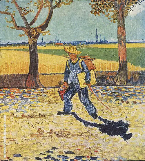 The Painter on His Way to Work 1888 By Vincent van Gogh