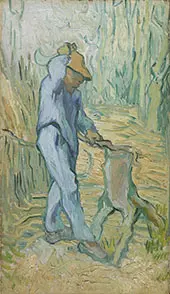 The Woodcutter after Millet By Vincent van Gogh