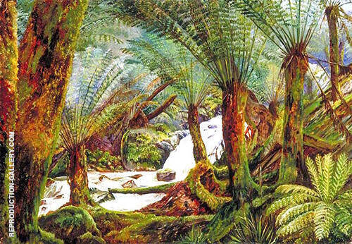 A Natural Fernery in Victoria | Oil Painting Reproduction