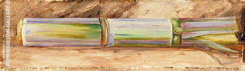 A Piece of Sugar Cane 1870 by Marianne North | Oil Painting Reproduction