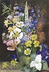 Group of Californian Wild Flowers By Marianne North