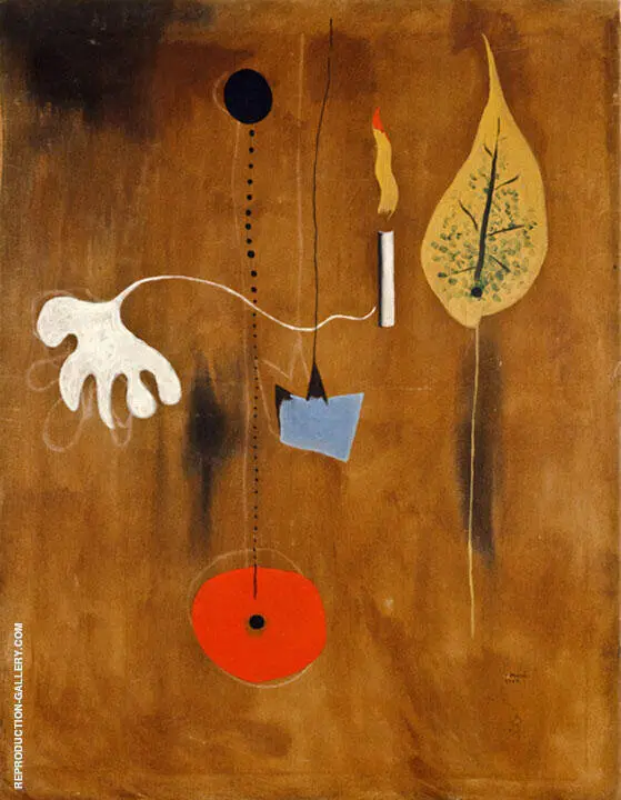 Man with Candle 1925 By Joan Miro