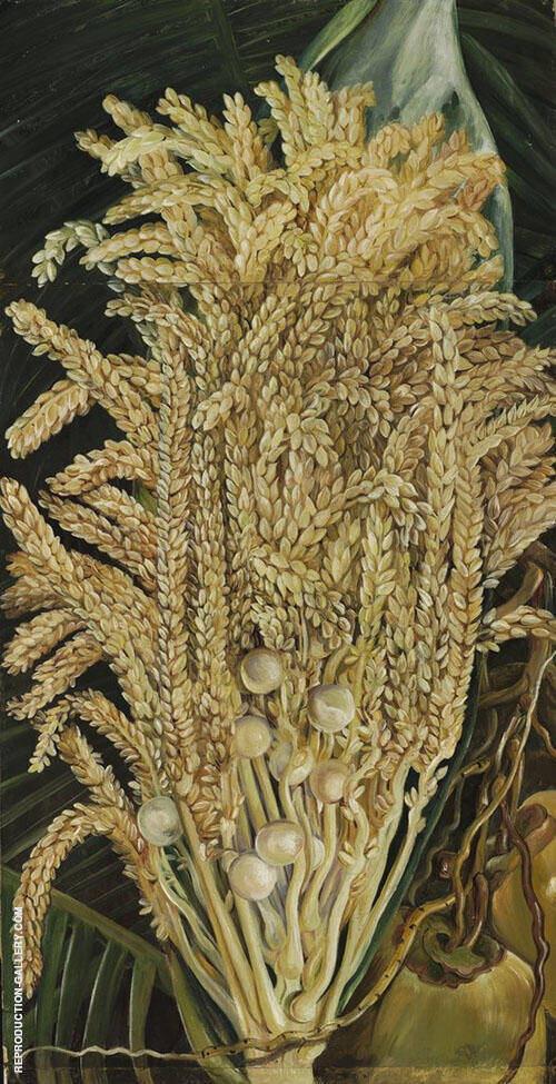 Inflorescence and Ripe Nuts of The Cocoanut Palm | Oil Painting Reproduction