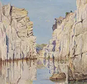 Marble Rocks Jabalpur Madhya Pradesh India 1878 By Marianne North