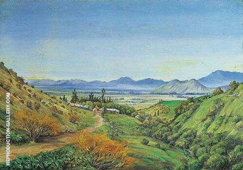 Santiago Desde Apoquindo 1887 | Oil Painting Reproduction