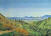 Santiago Desde Apoquindo 1887 By Marianne North