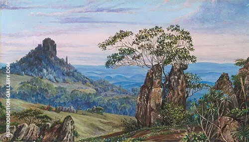 The Iron Rocks of Casa Branca Brazil 1880 By Marianne North