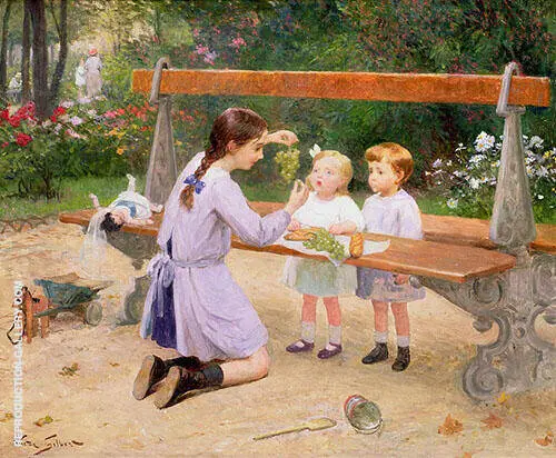 Grape Testing By Victor Gabriel Gilbert