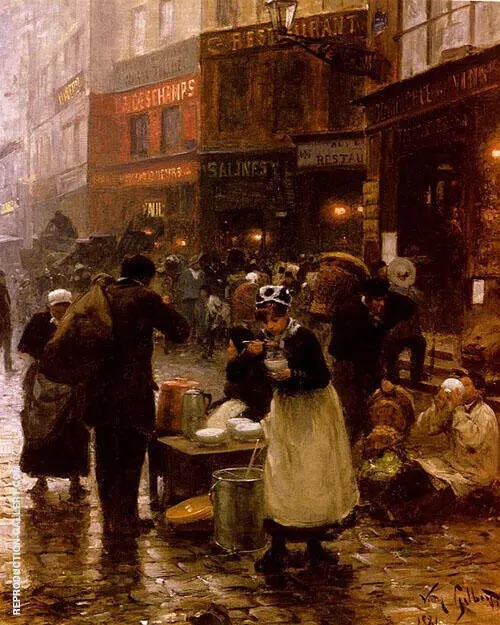 Le Jour De Marche By Victor Gabriel Gilbert
