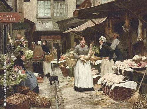 Market Day By Victor Gabriel Gilbert
