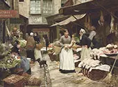 Market Day By Victor Gabriel Gilbert