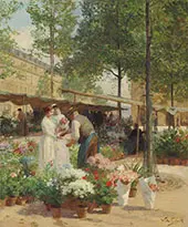 Paris Place de la Republique By Victor Gabriel Gilbert