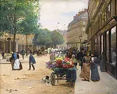 The Flower Seller II By Victor Gabriel Gilbert