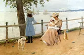 Afternoon by The Sea 1888 By William Merritt Chase