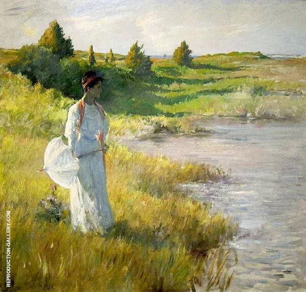An Afternoon Stroll 1895 By William Merritt Chase