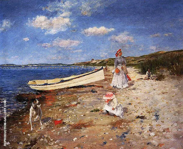 A Sunny Day at Shinnecock Bay c1892 By William Merritt Chase