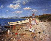 A Sunny Day at Shinnecock Bay c1892 By William Merritt Chase