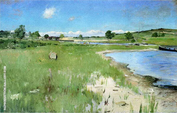 At Canoe Place Long Island 1900 By William Merritt Chase