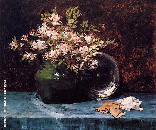 Azaleas c1882 By William Merritt Chase