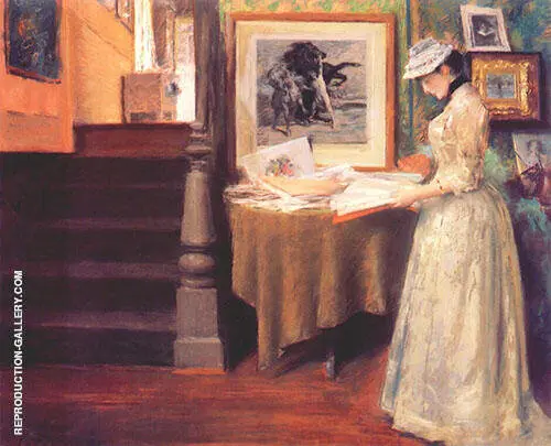 In The Studio c1892 By William Merritt Chase
