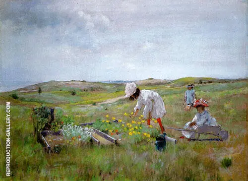 The Little Garden 1895 By William Merritt Chase