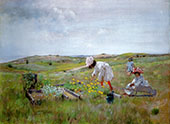 The Little Garden 1895 By William Merritt Chase