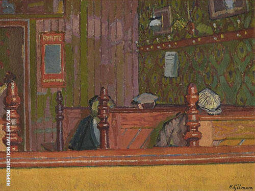 An Eating House 1913 by Harold Gilman | Oil Painting Reproduction