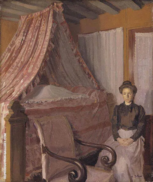 French Interior c1907 By Harold Gilman
